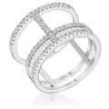 Avera 0.5Ct Parallel Ring with Brilliant Cubic Zirconia by Avera Group