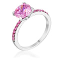 Avera 2.3ct Cubic Zirconia Statement Ring in Pink by Avera Group