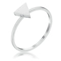 Avera Stainless Steel Triangle Stackable Ring In Pink by Avera Group