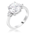 Avera Three Stone Engagement Ring In 14k Gold by Avera Group