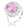 Avera 11.5Ct Plated Pale Oval Blossom Ring by Avera Group