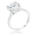Avera Britney 5 Carat Round Solitaire Engagement Ring by Avera Group