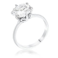 Avera 3.5 Carat Cubic Zirconia Classic Solitaire Ring by Avera Group