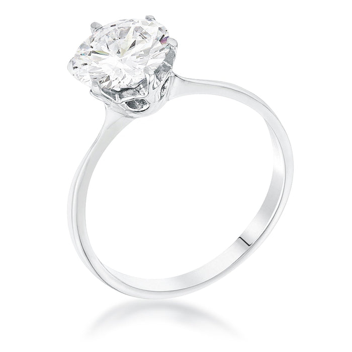 Avera 2 Carat Single Stone Cz Classic Solitaire Ring by Avera Group