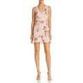 Aqua Floral Wrap Dress by Vanessa Jane