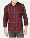 Alfani Mens Regular Fit Lewis Plaid Shirt by Vanessa Jane
