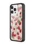 Raspberry Polka Dot iPhone Case by Wildflower Cases