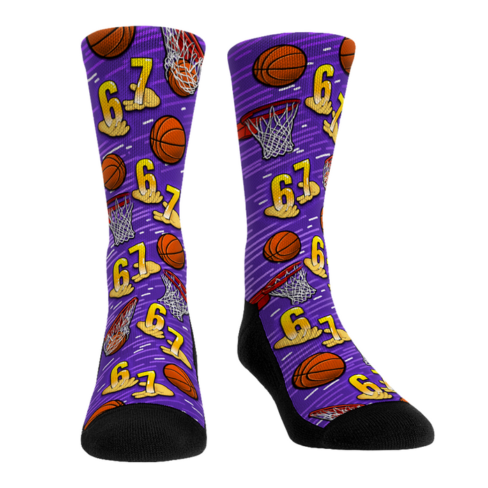 Six Seven - Basketball by Rock 'Em Socks