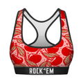 Women's Sports Bra - Cherries by Rock 'Em Socks