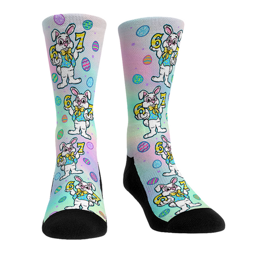 Easter Bunny - Six Seven All-Over by Rock 'Em Socks