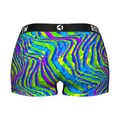 Women's Boy Shorts - Neon Wave by Rock 'Em Socks
