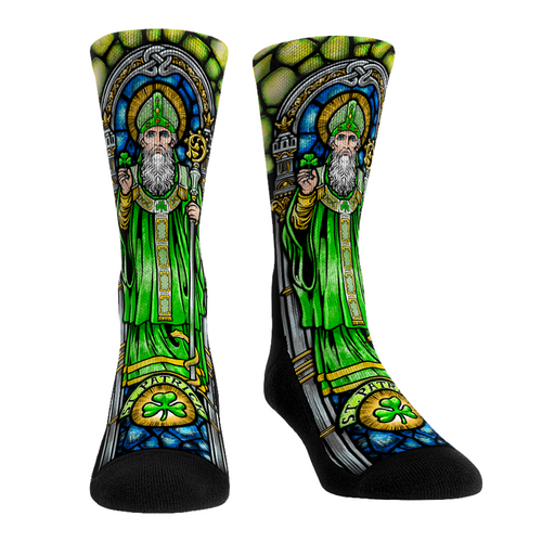 St. Patrick's Day - Stained Glass by Rock 'Em Socks