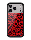 Meow | Red iPhone Case by Wildflower Cases