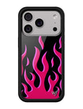 Flames | Black & Red iPhone Case by Wildflower Cases