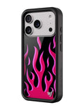 Flames | Black & Red iPhone Case by Wildflower Cases