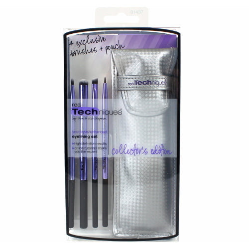 Real Techniques Limited Edition Eyelining Set - Plush Synthetic Bristles by Avera Group