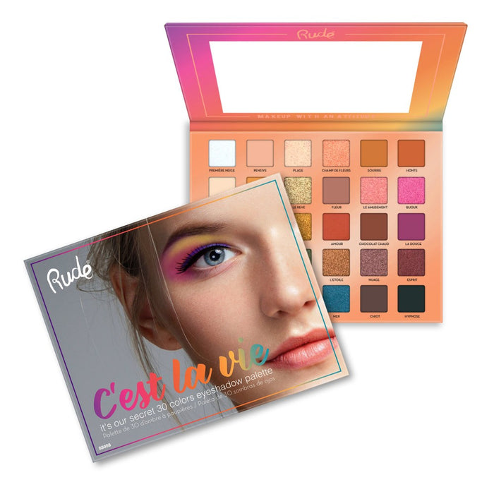 RUDE C'est La Vie - 30 Eyeshadow Palette by Avera Group