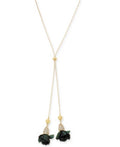 Inc Fabric-Flower 37 Inches Lariat Necklace by Vanessa Jane