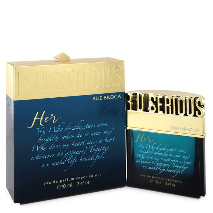 R U Serious Her by Rue Broca Eau De Parfum Spray 3.4 oz for Women by Avera Group