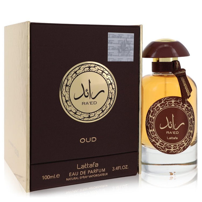 Raed Oud by Lattafa Eau De Parfum Spray (Unisex) 3.4 oz for Women by Avera Group