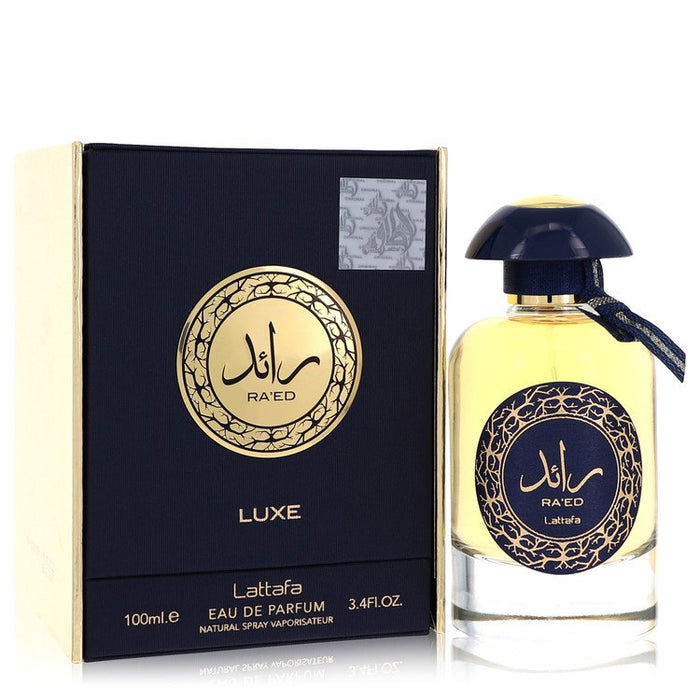 Raed Luxe Gold by Lattafa Eau De Parfum Spray (Unisex) 3.4 oz for Women by Avera Group