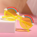 Rainbow Kids Sunglasses – 100% UV 400 Protection Toddler Sun Glasses for Beach & Outdoor Play by ozznekshoes