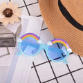 Rainbow Kids Sunglasses – 100% UV 400 Protection Toddler Sun Glasses for Beach & Outdoor Play by ozznekshoes