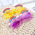 Rainbow Kids Sunglasses – 100% UV 400 Protection Toddler Sun Glasses for Beach & Outdoor Play by ozznekshoes