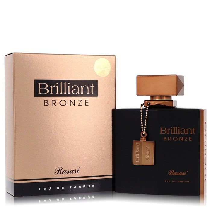 Rasasi Brillant Bronze by Rasasi Eau De Parfum Spray (Unisex) 3.3 oz for Men by Avera Group