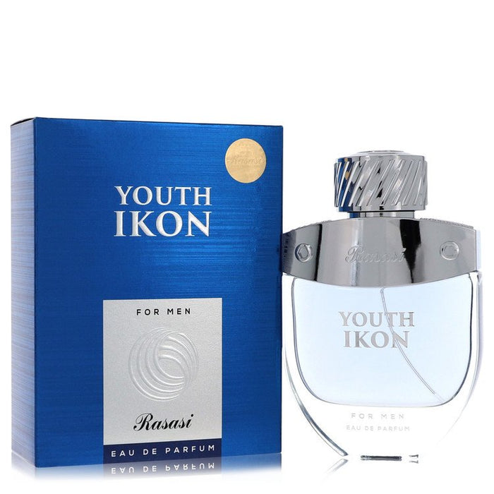 Rasasi Youth Ikon by Rasasi Eau De Parfum Spray 3.3 oz for Men by Avera Group
