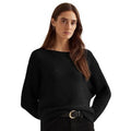 Ralph Lauren Womens Dolman-Sleeve Boatneck Metallic Sweater by Vanessa Jane