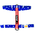Red, White & Bark Free-Fit Harness by Pawmigo