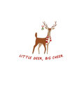 long sleeve graphic bodysuit | little deer big cheer by Finn + Emma