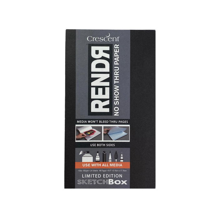 Rendr Drawing Pad 4x7.75" Custom Pad 24 sheets by ShopSketchBox