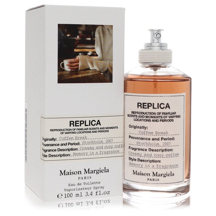 Replica Coffee Break by Maison Margiela Eau De Toilette Spray (Unisex) 3.4 oz for Women by Avera Group