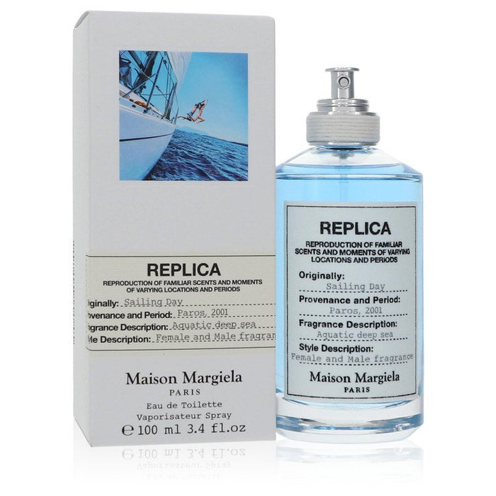 Replica Sailing Day by Maison Margiela Eau De Toilette Spray (Unisex) 3.4 oz for Men by Avera Group