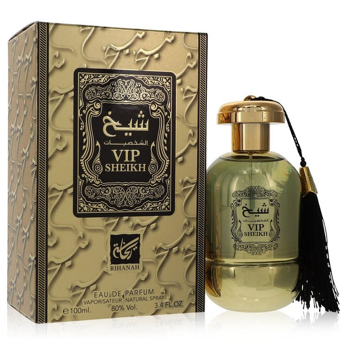 Rihanah VIP Sheikh by Rihanah Eau De Parfum Spray (Unisex) 3.4 oz for Men by Avera Group