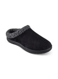 32 Degrees Mens Roll Collar W/Sherpa Clog Comfort Slippers by Vanessa Jane