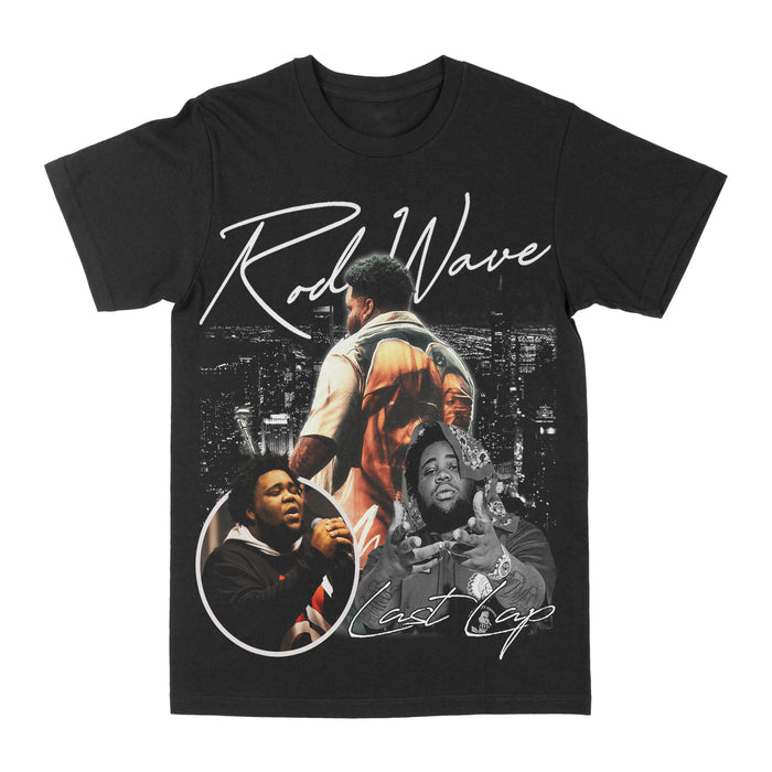 Rod Wave "Last Lap Tour Skyline" Graphic Tee by Obsessed with graphic tees