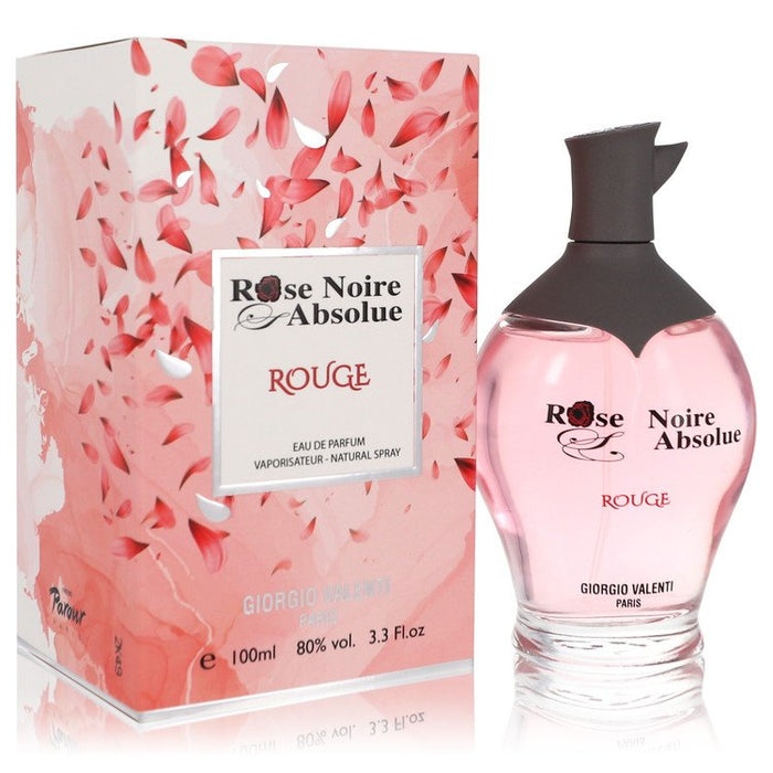 Rose Noire Absolue Rouge by Giorgio Valenti Eau De Parfum Spray 3.3 oz for Women by Avera Group