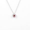 Ruby Dancing Necklace by Fine Color Jewels