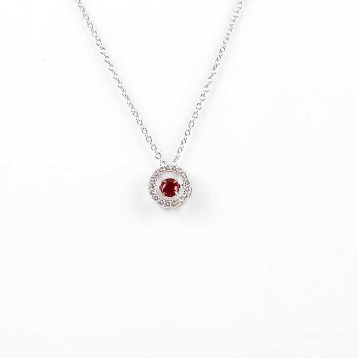Ruby Dancing Necklace by Fine Color Jewels