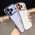 Side Love Electroplating Case For iPhone 17 Pro Max 17 Air 16 15 14 Plus 13 12 11 Pro Max 17Pro Max Cover Lens Shockproof Bumper by Perfect Stock