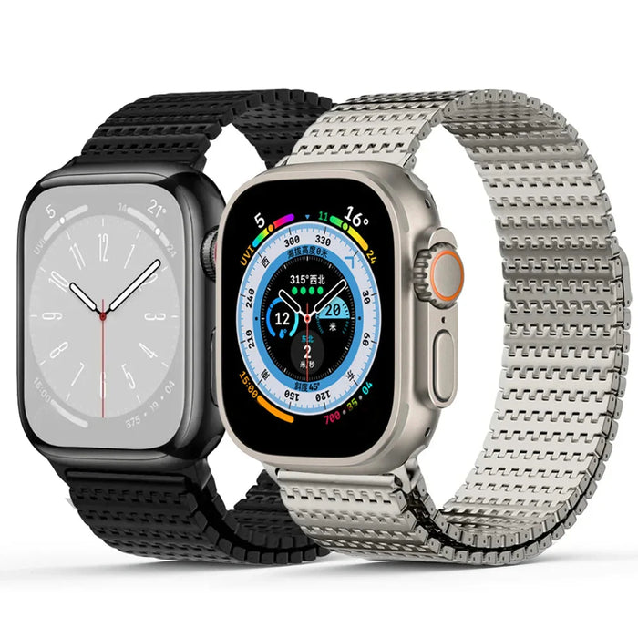 Apple Watch Stainless Steel Milanese Loop Band - Magnetic Clasp by BandsCo Straps