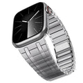 Apple Watch Magnetic Stainless Steel Band - Premium Titanium Color by BandsCo Straps