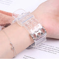 Apple Watch Soft Silicone Strap - Transparent Comfortable Fit by BandsCo Straps