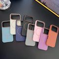 Luxury Leather Texture Magnetic Case For iPhone 17 Air 16 15 14 Plus 13 12 11 Pro Max For Magsafe Shockproof Soft TPU Cover by Perfect Stock