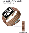 Apple Watch Leather Band - Premium Magnetic Loop Strap by BandsCo Straps