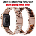 Resin strap Band For Apple Watch Series 11/10/9/8/7/6/5/4/ SE / Ultra 1/2/3 by Arleathercraft