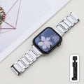 Apple Watch Ceramics+Steel Bracelet/Band Series 11/10/9/8/7/6/5/4/ SE / Ultra 1/2/3 by Arleathercraft
